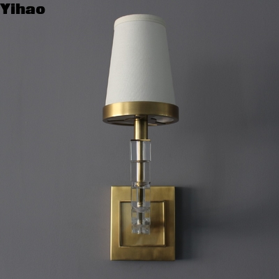 खरीदें Modern Brass LED Wall Sconce with Dimmer for Living Room ऑनलाइन निर्माण