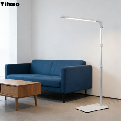 Modern Minimalist Adjustable Height Aluminum Alloy Floor Standing Lamp for Living Room and Bedroom